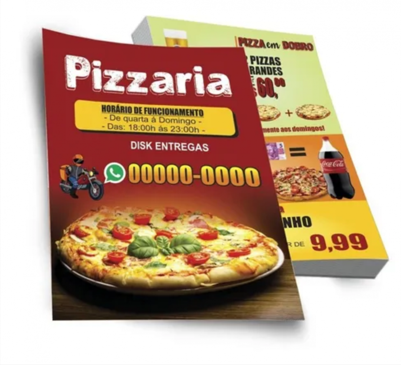 1000 panfletos 15x20 4x4